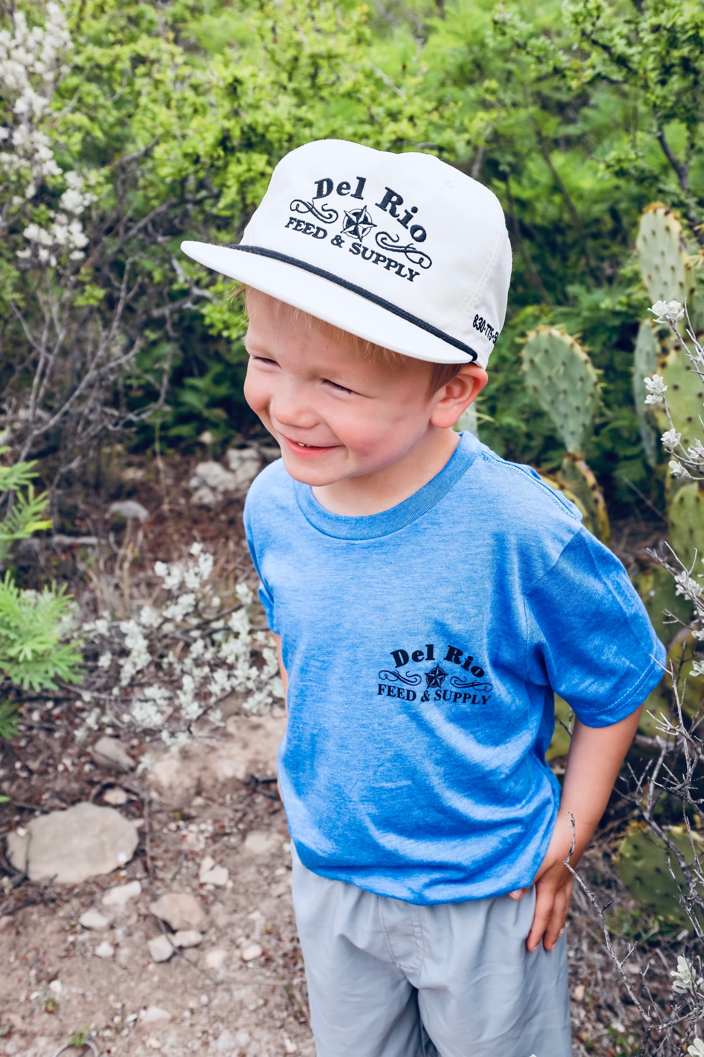 Short Sleeve Del Rio Feed & Supply Logo Youth T-shirt
