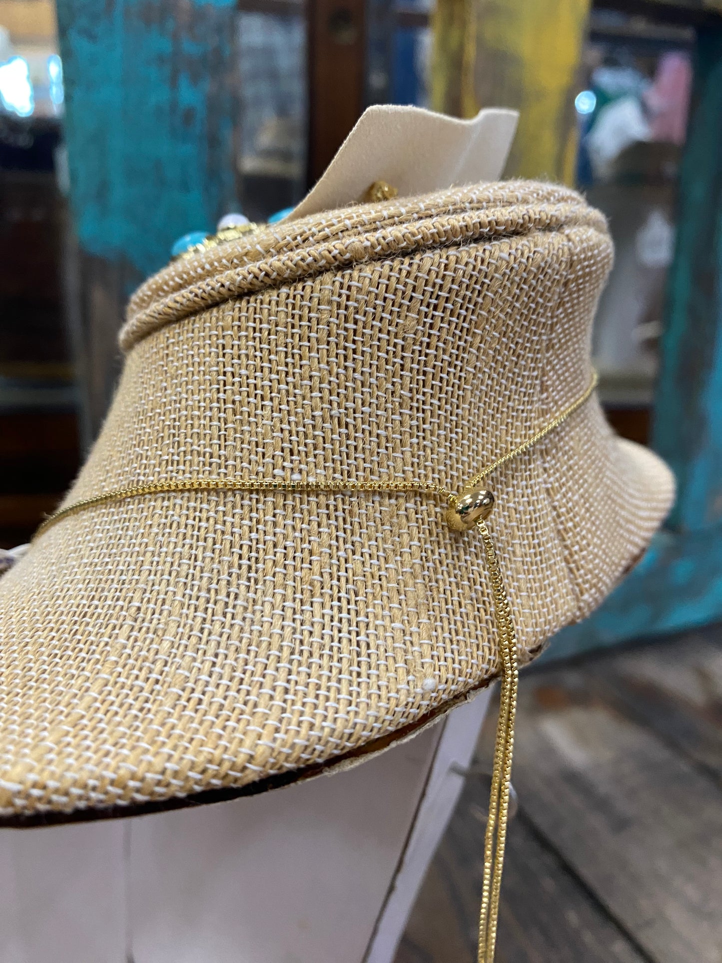 EE Gold Cluster Slip Necklace