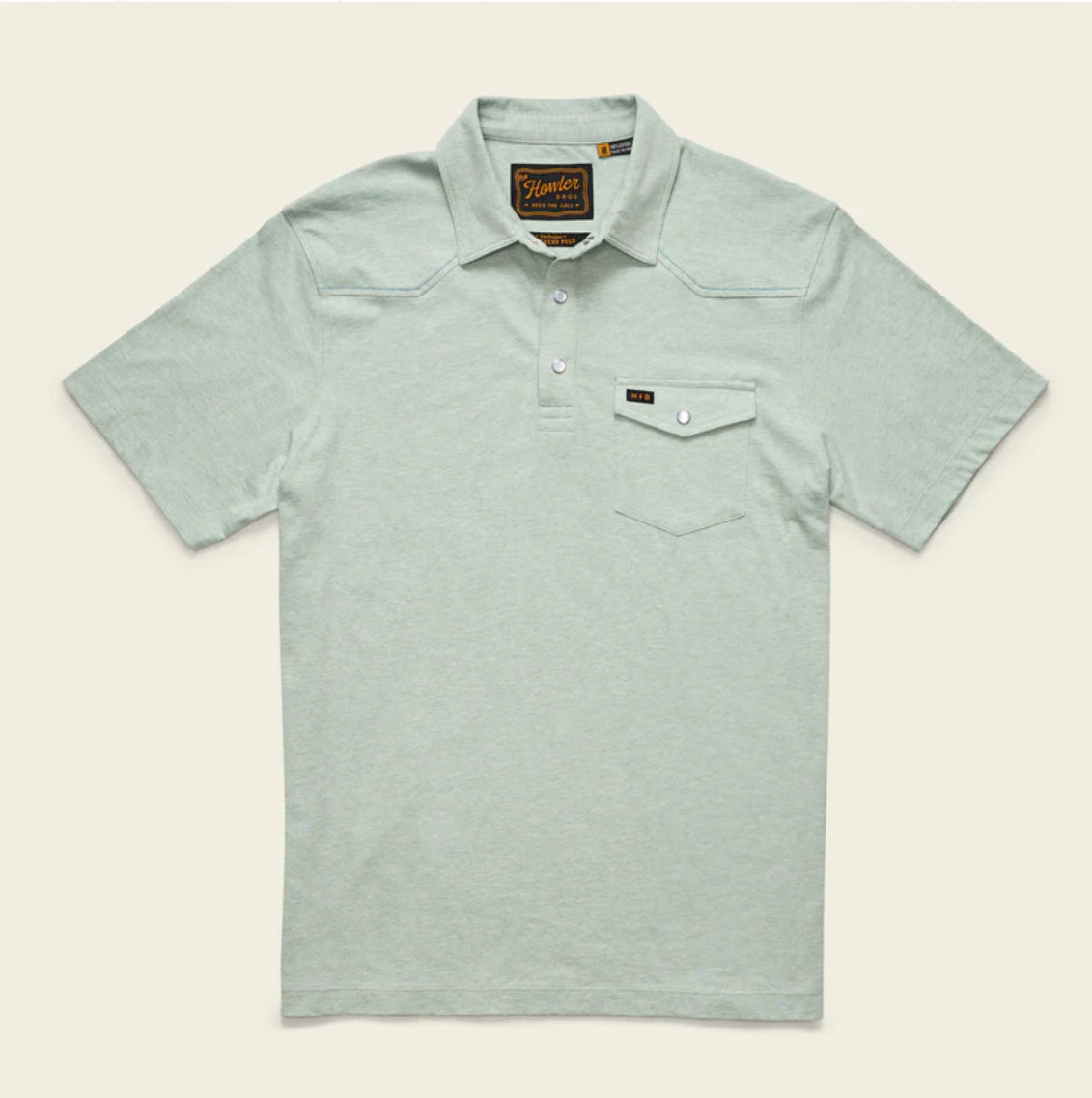 Ranchero Polo-Seafoam
