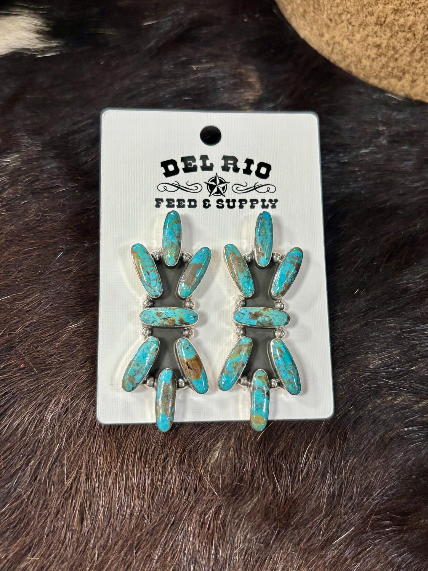 Turquoise & Sterling Silver Earrings