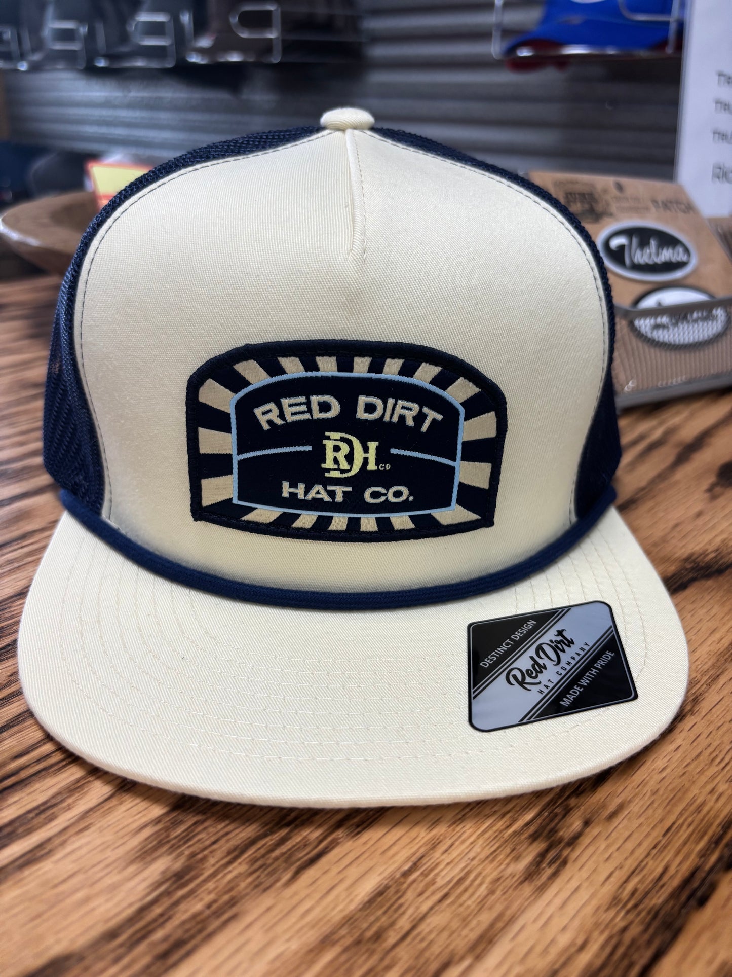 Light Yellow & Navy Cap