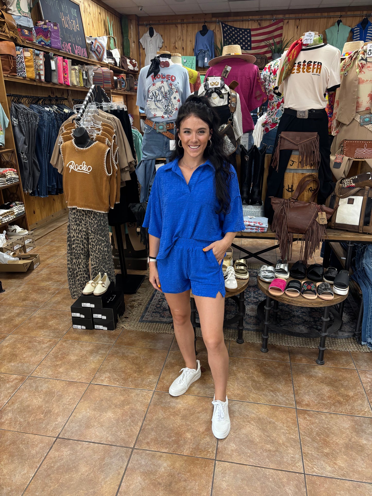 Royal Blue Top