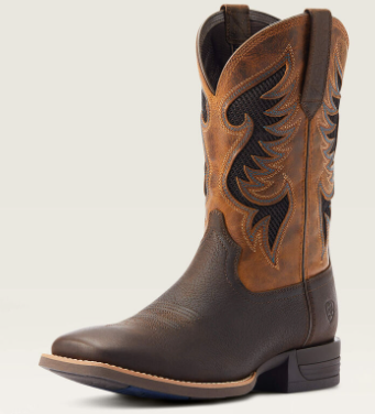 Men's Ariat Cowpuncher VentTek Cowboy Boots-Dark Brown