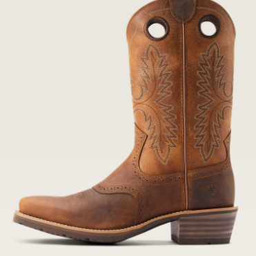 Men's Ariat Hybrid Roughstock Square Toe-Sorrel Crunch