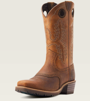 Men's Ariat Hybrid Roughstock Square Toe-Sorrel Crunch