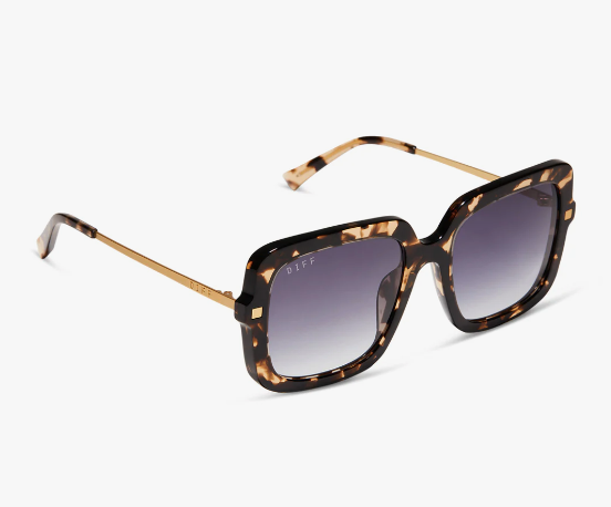 DIFF Sandra Square Sunglasses Espresso