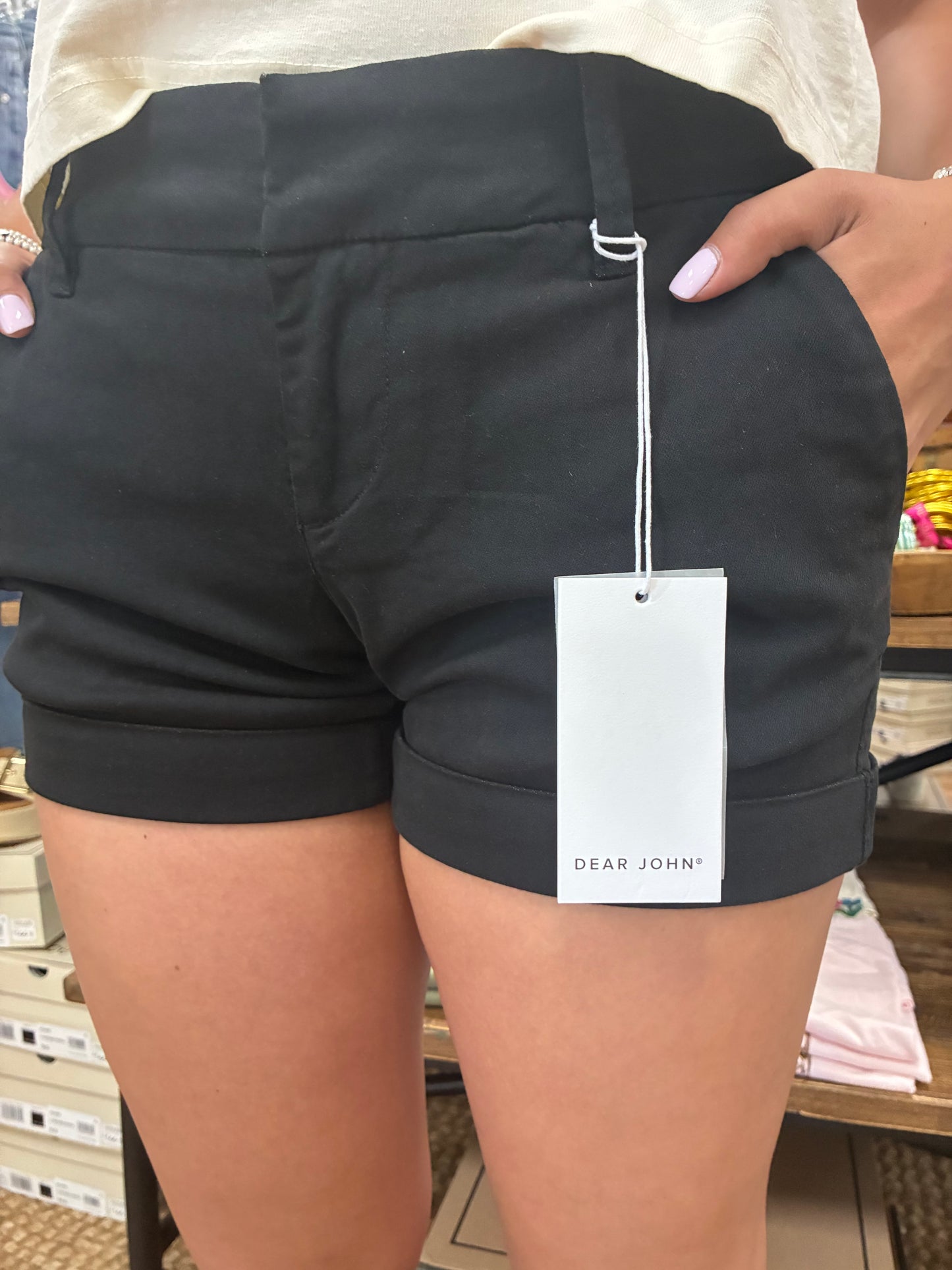 DJ-HAMPTON BLACK SHORT