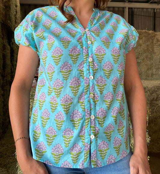 IJ-POUF SLEEVE TOP