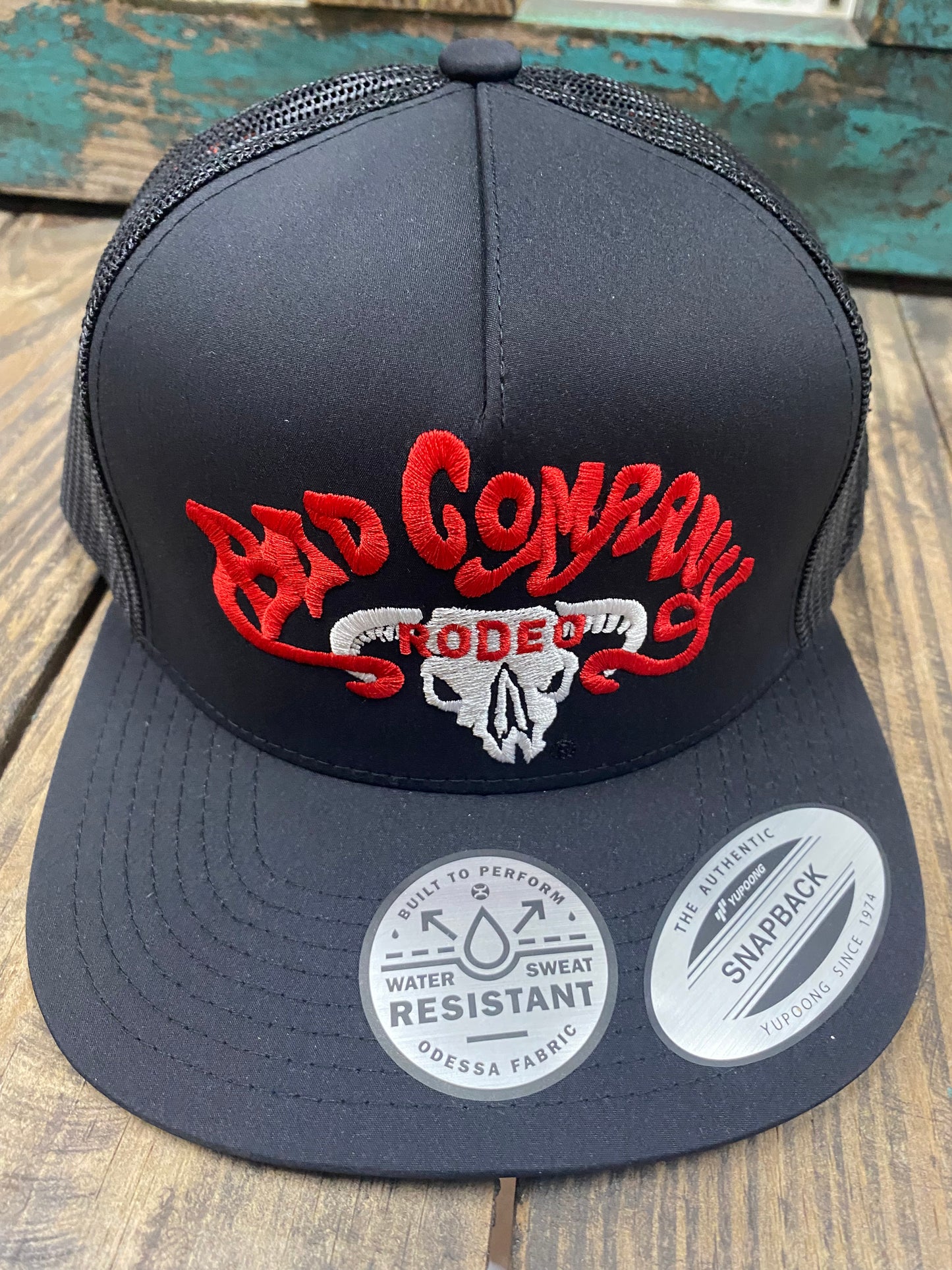 Hooey-BC 6 pnl truck red wht men