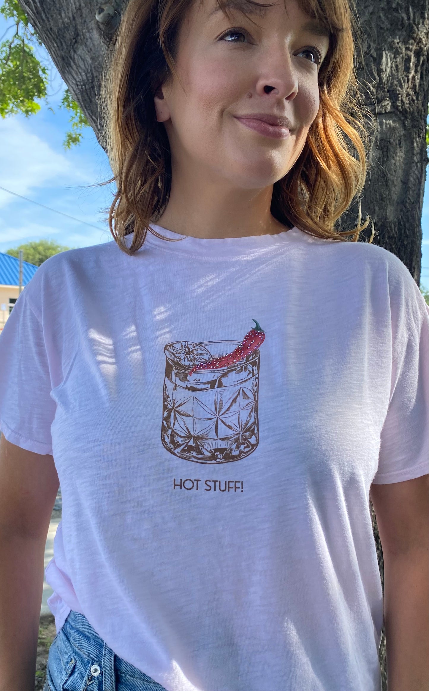 AU-HOT STUFF CLUB CAP TEE