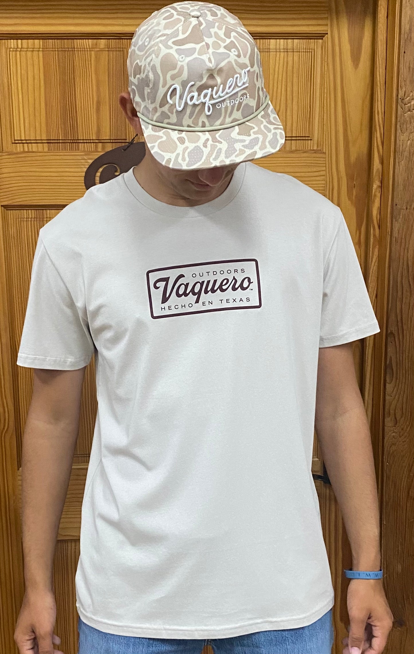 Vaquero outdoors script camo cap