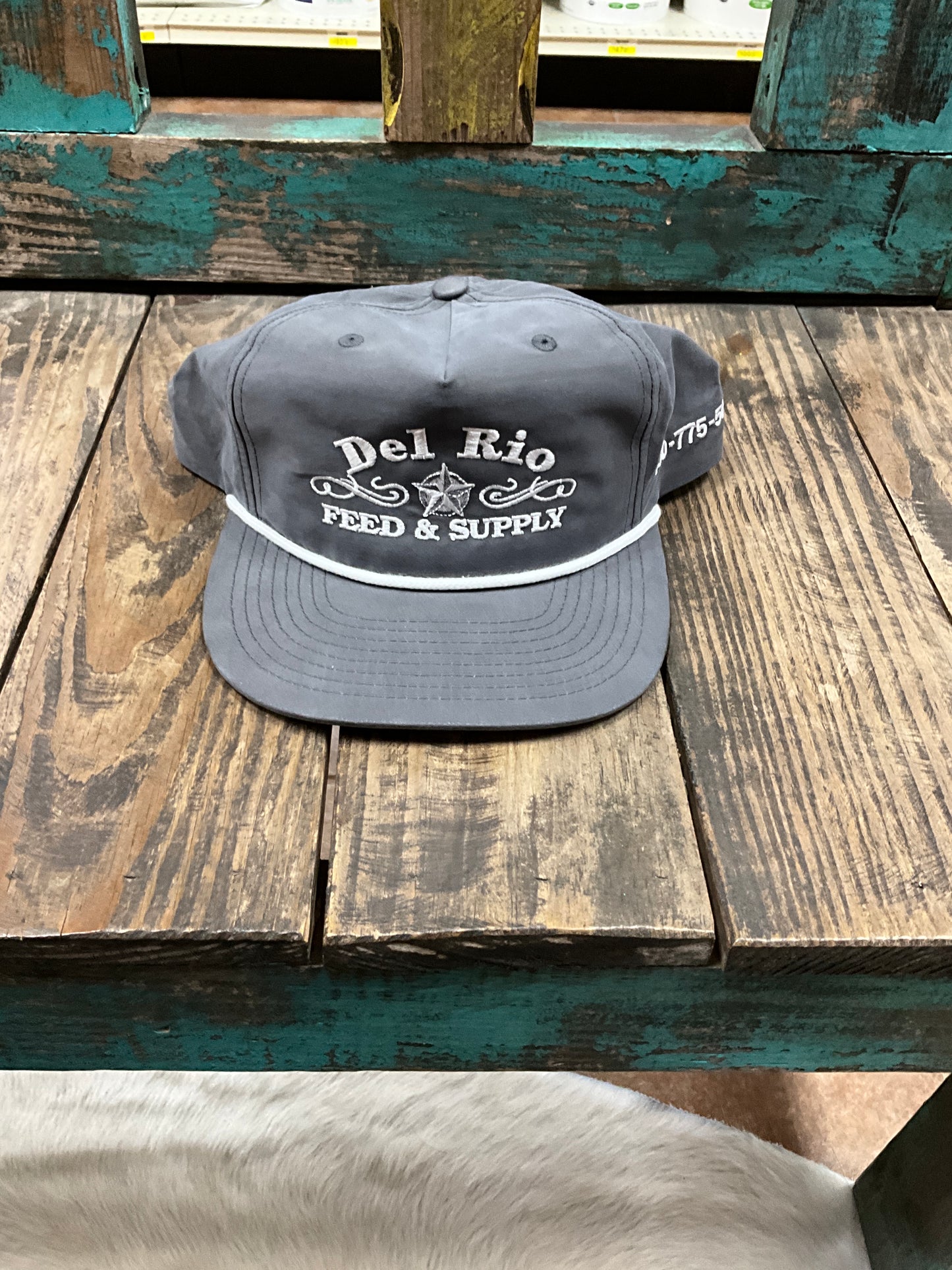 Del Rio Feed & Supply Logo Rope Cap