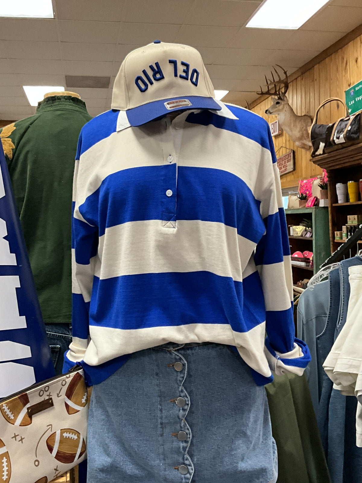 TB-ROYAL BOLD STRIPE POLO SHR