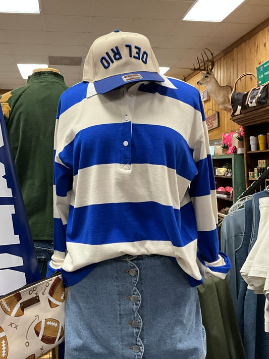 TB-ROYAL BOLD STRIPE POLO SHR
