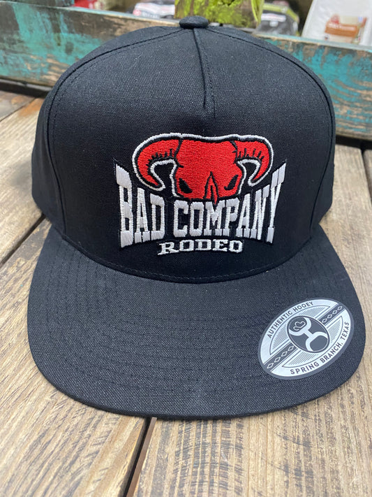 Hooey- BC BLK 5 pnl red/what embroidery