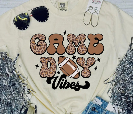 Leopard Print Game Day Tee