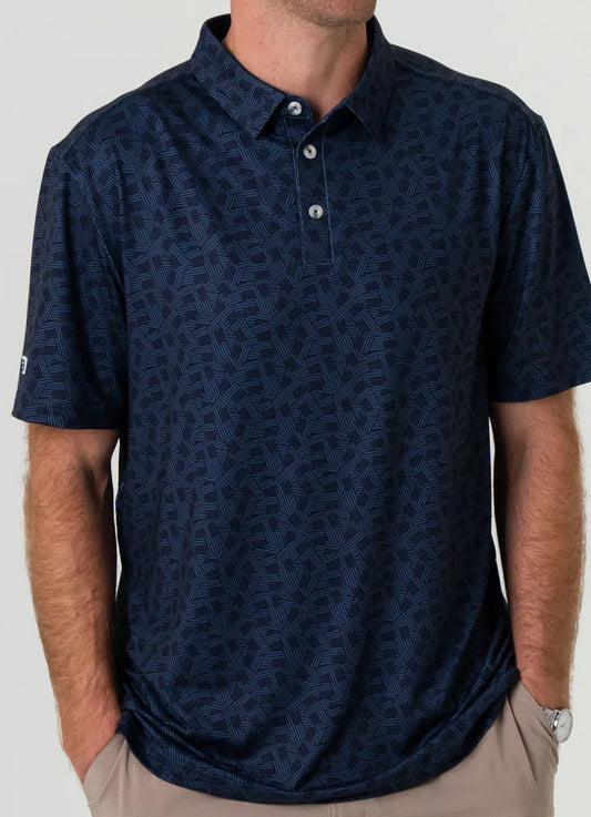 Performance Polo - Stars and Stripes - Navy