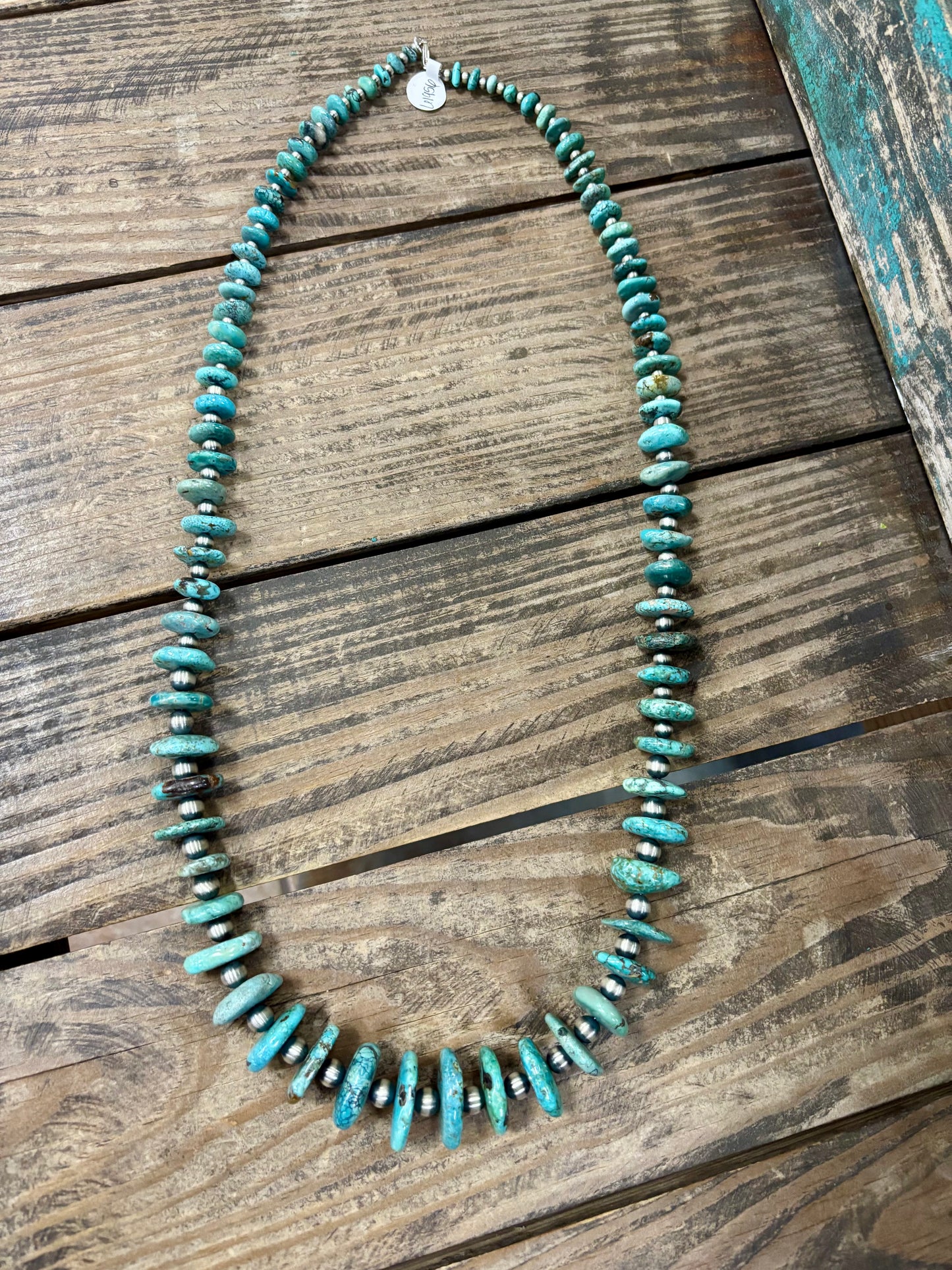 Turquoise & Navajo Pearls Necklace