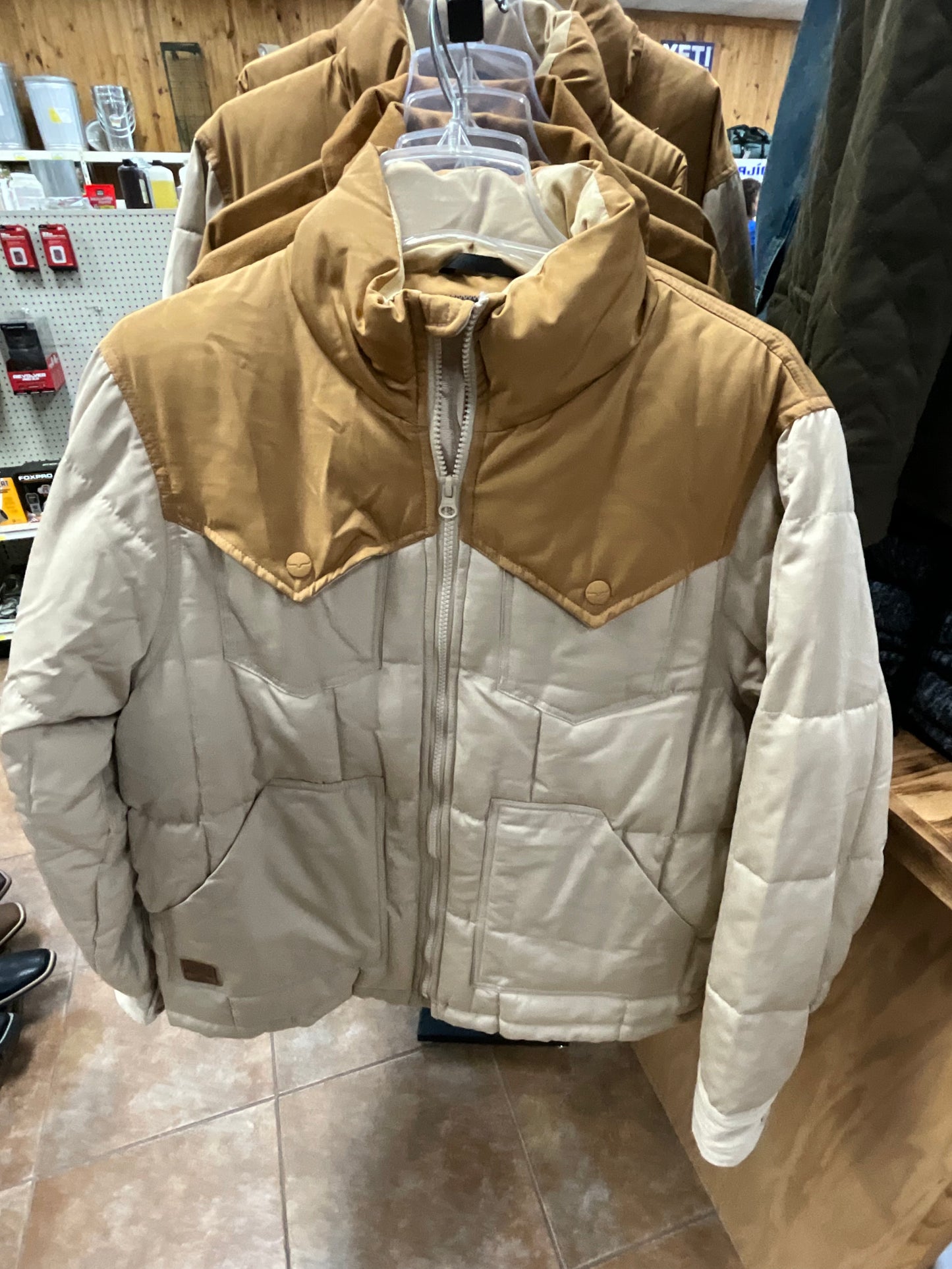 KIMES-MNS COLT JACKET TAN