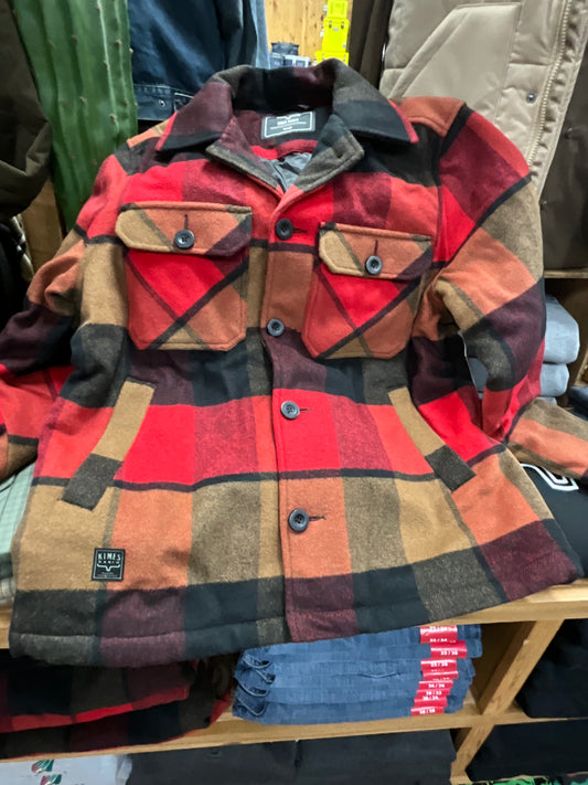 KIMES-GRANTS COAT RUST RED