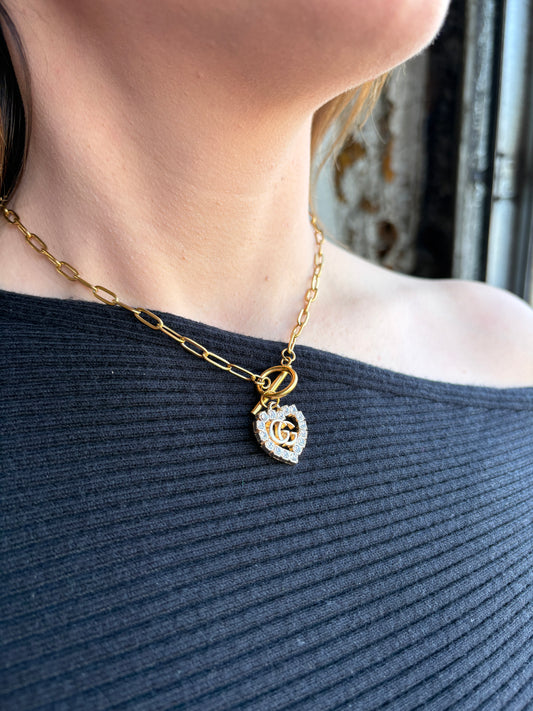 CR-VNTG REPURPOSED GUCCI HEART