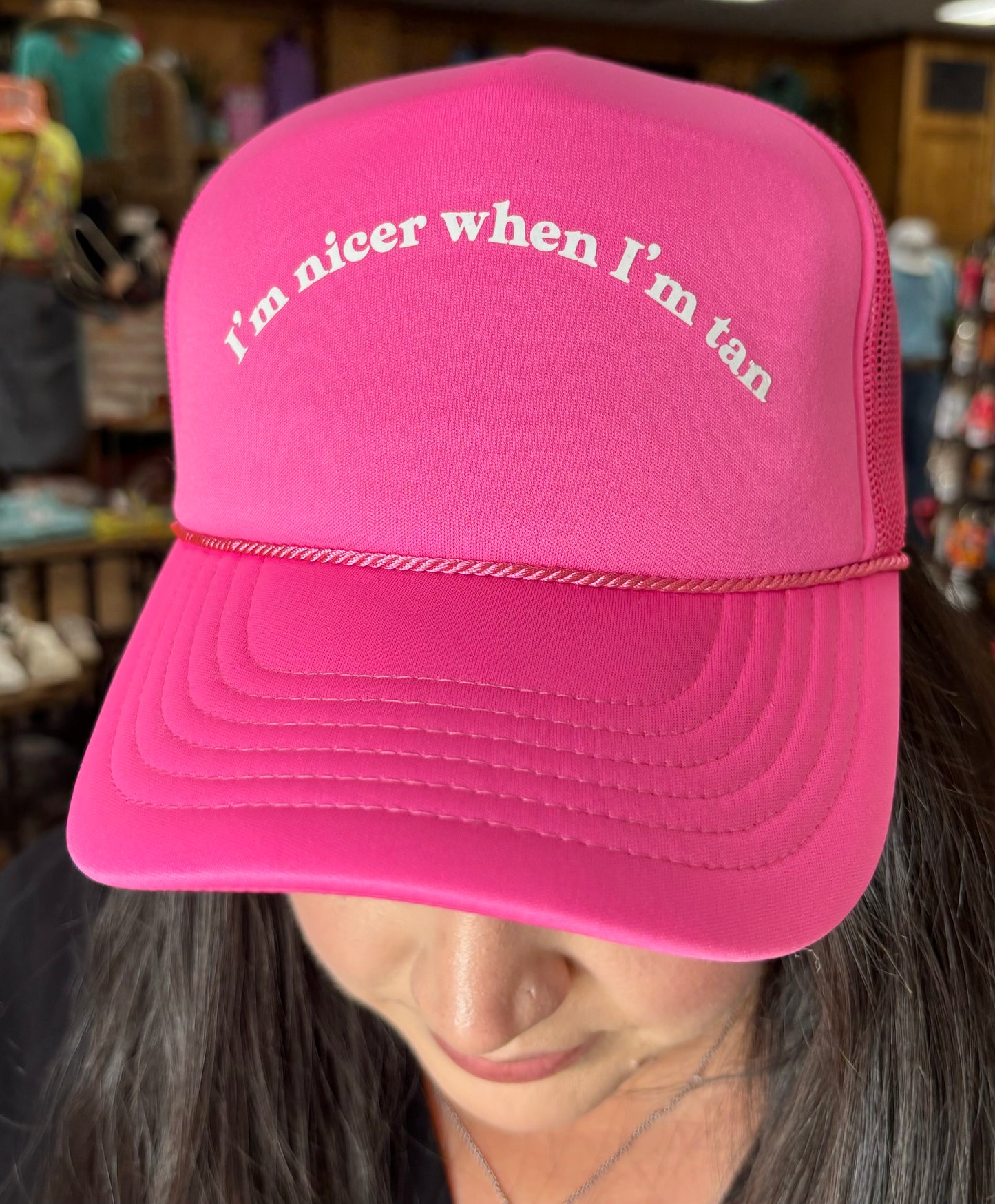 I'm Nicer When I'm Tan Trucker Cap