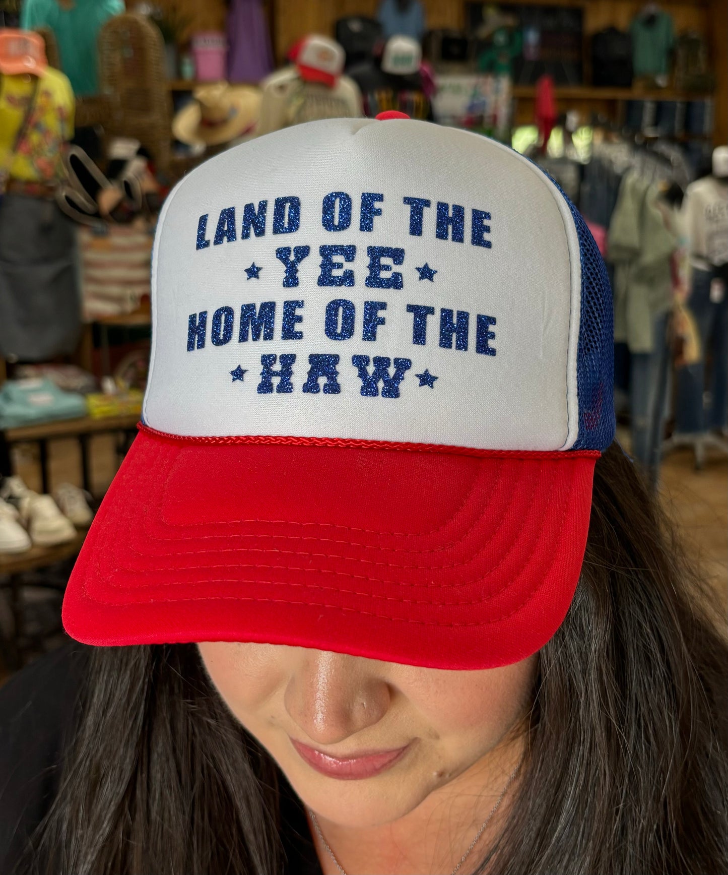 Land of the YEE HAW Trucker Cap