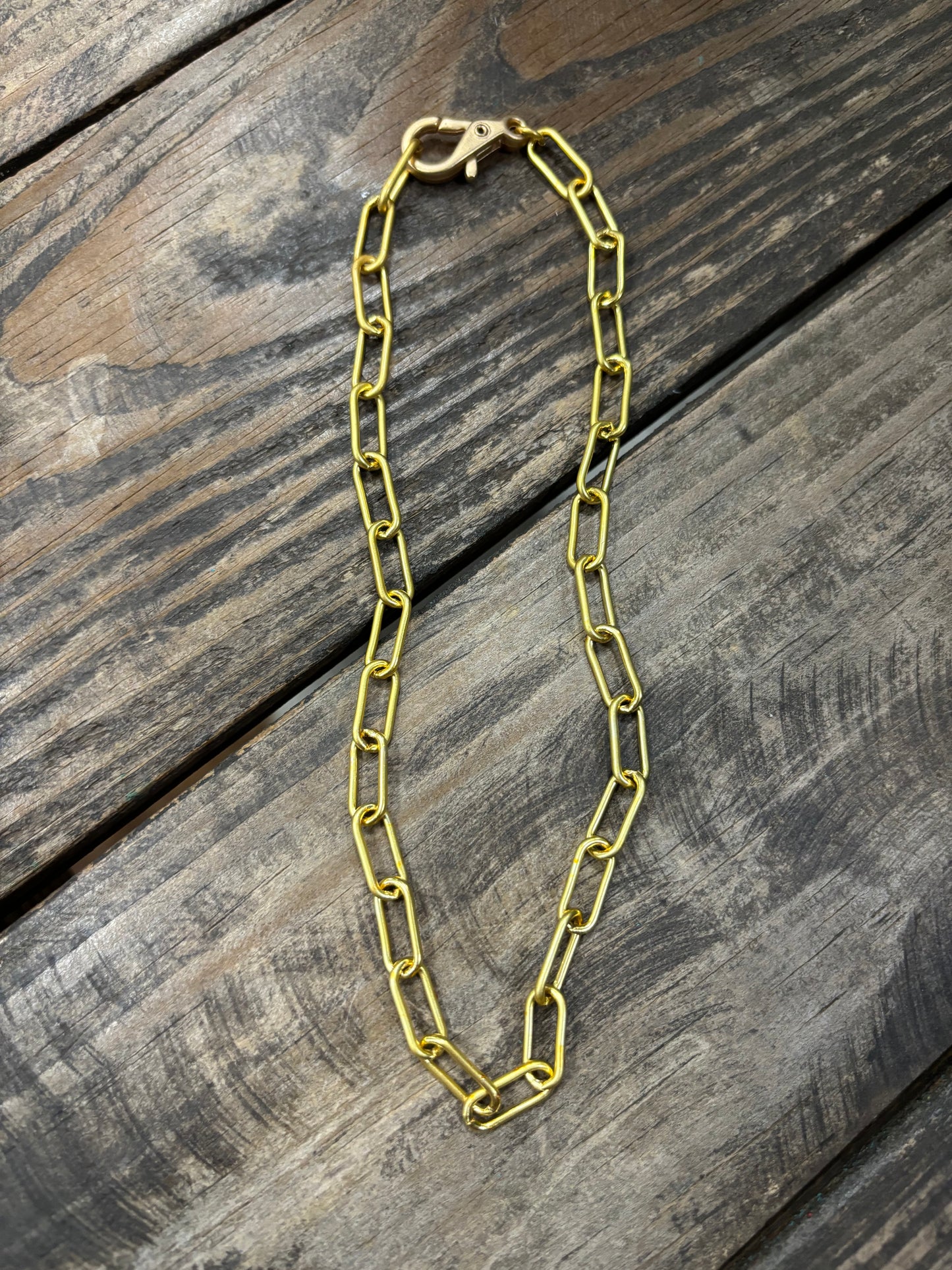 Gold Clip Necklace