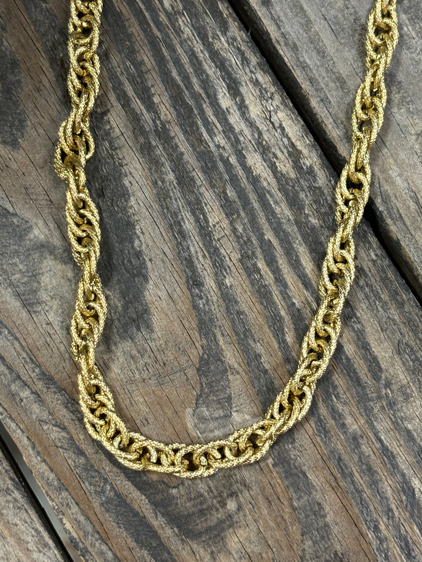 Long Gold Chain Necklace