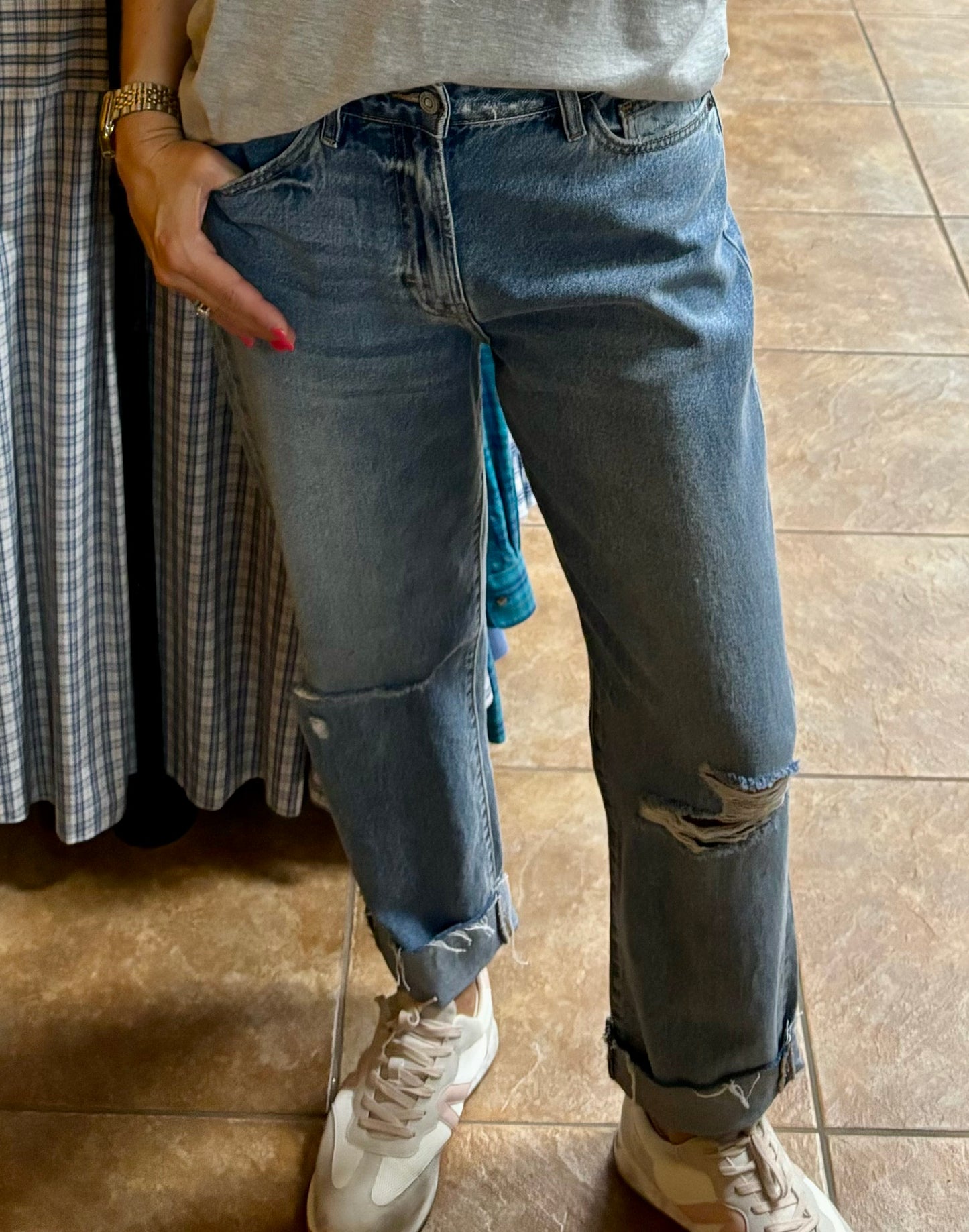 Hidden Bailey High Rise Boyfriend Jeans