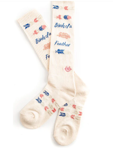 Lucky Chuck Birds of a Feather Socks