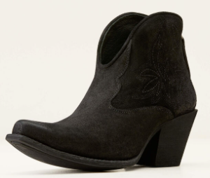 Women's Ariat Layla Bootie-Distressed Black