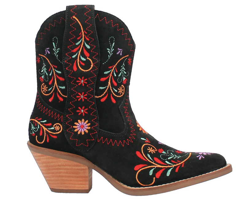 Women's Dingo Sugar Bug Bootie-Black